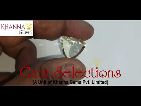 12.05/CT Natural Triangular Lemon Topaz-(850)