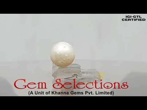 3.66 Ratti Natural South Sea Pearl With Lab Certificate-700